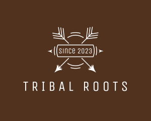 Tribal - Hipster Tribal Arrow logo design