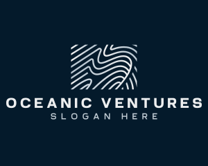 Abstract Wave Pattern logo design