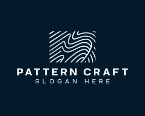 Abstract Wave Pattern logo design