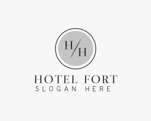 Minimalist Classic Hotel logo design