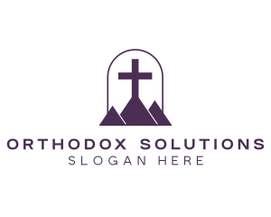 Orthodox - Summit Cross Faith logo design