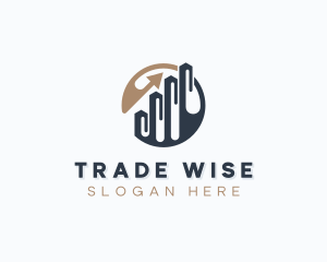 Trader - Finance Graph Investment logo design