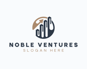 Finance Graph Investment logo design