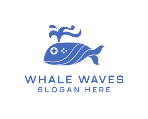 Whale - Whale Controller Gaming logo design