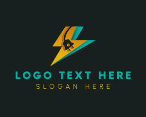 Volt - Charging Plug Electricity logo design