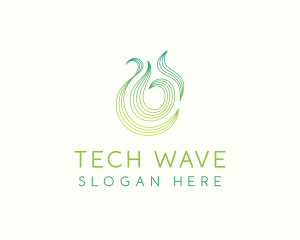 Creative Liquid Wave logo design