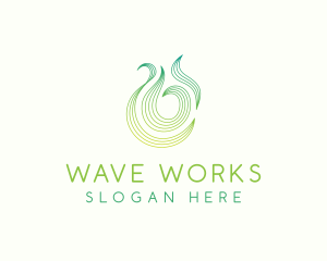 Creative Liquid Wave logo design