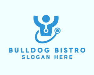 Doctor Stethoscope Checkup logo design