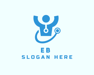 Doctor Stethoscope Checkup logo design