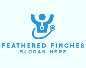 Doctor Stethoscope Checkup logo design