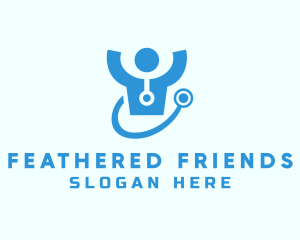 Doctor Stethoscope Checkup logo design