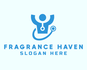 Doctor Stethoscope Checkup logo design