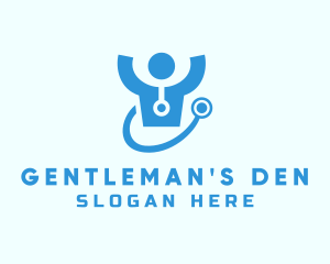 Doctor Stethoscope Checkup logo design