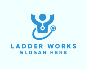 Doctor Stethoscope Checkup logo design