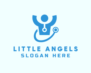 Doctor Stethoscope Checkup logo design