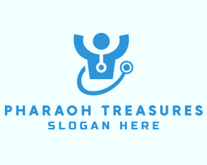 Doctor Stethoscope Checkup logo design