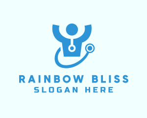 Doctor Stethoscope Checkup logo design