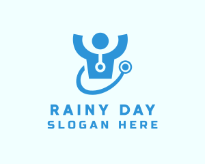 Doctor Stethoscope Checkup logo design