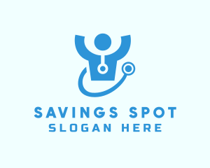 Doctor Stethoscope Checkup logo design