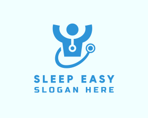 Doctor Stethoscope Checkup logo design