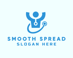 Doctor Stethoscope Checkup logo design