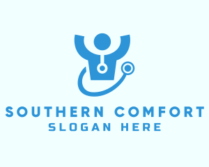 Doctor Stethoscope Checkup logo design