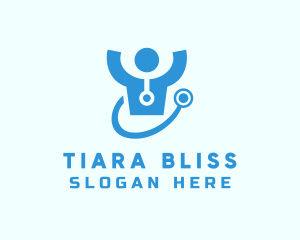 Doctor Stethoscope Checkup logo design