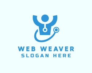 Doctor Stethoscope Checkup logo design