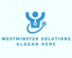 Doctor Stethoscope Checkup logo design