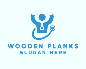 Doctor Stethoscope Checkup logo design