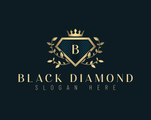 Luxury Diamond Crest logo design