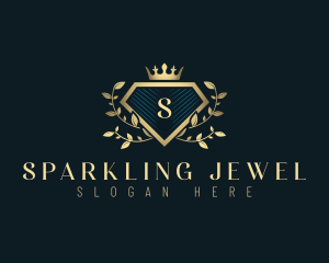 Luxury Diamond Crest logo design