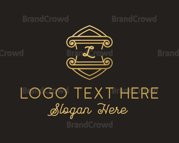 Luxury Elegant Crest Boutique Logo