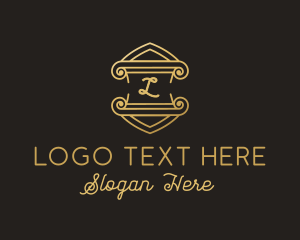 Boutique - Luxury Elegant Crest Boutique logo design