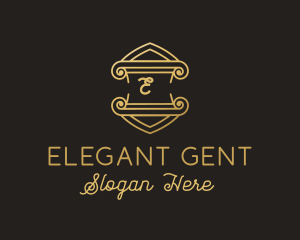 Luxury Elegant Crest Boutique  logo design