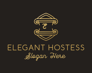 Luxury Elegant Crest Boutique  logo design