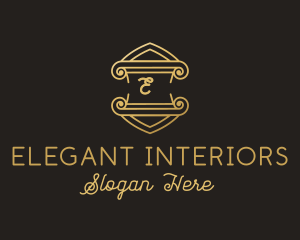 Luxury Elegant Crest Boutique  logo design