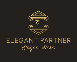 Luxury Elegant Crest Boutique  logo design