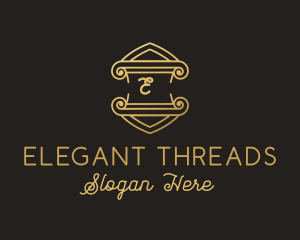 Luxury Elegant Crest Boutique  logo design