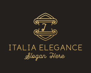 Luxury Elegant Crest Boutique  logo design