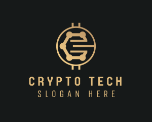 Blockchain - Technology Coin Crypto logo design