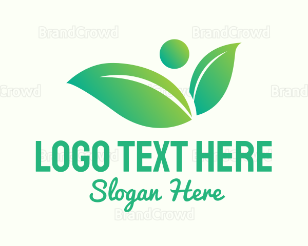 Green Gradient Environmentalist Logo