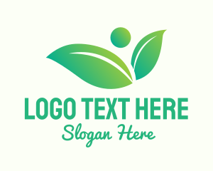 Agricultural - Green Gradient Environmentalist logo design