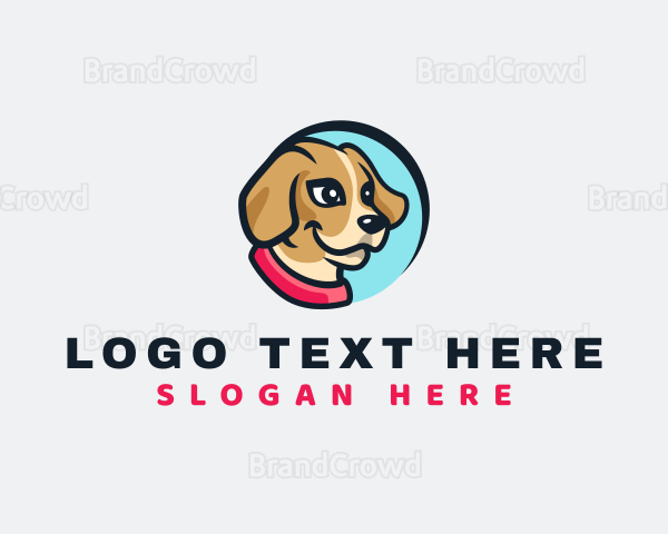 Pet Beagle Dog Logo