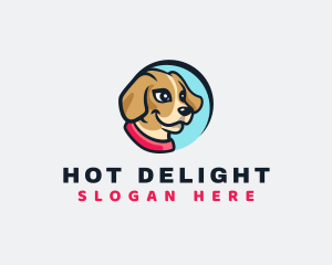 Pet Beagle Dog logo design