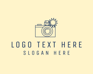 Minimalist Camera Photography Logo