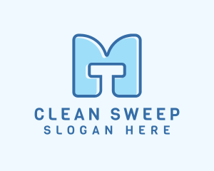 Hygiene - Blue Hygiene Letter MT logo design