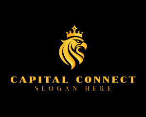 Luxury Eagle Crown  logo design