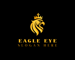 Luxury Eagle Crown  logo design