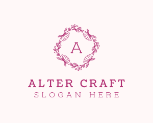 Flower Wreath Garden logo design